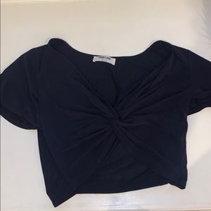navy blue t-shirt